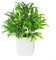 URPIZY 4 x künstliche Pflanzen Simulierte Pflanze Indoor und Outdoor Dekorative Topfpflanzen Arhat Gras Topfpflanze Künstliche Grünpflanzen Topfpflanzen