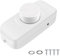 VIPMOON Dimmer per Lampade LED 220-240V Dimmer a Taglio di Fase 3-100w, Dimmer a Cavo, Dimmer a Led a Superficie per Lampadine/Alogene (Bianco)