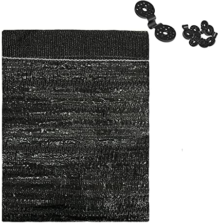 BeGrit Garten Schattierungsnetz 2M x 4M Gewächshaus Schattiernetz Sonnensegel 95% Schattennetz Pflanze Sonnenschutz Schwarz Sonnenschutznetz für Gemüsegarten Blumen Scheune Außen Hof Dach