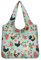 chaqlin Hühnerblume Einkaufstaschen Große Wiederverwendbare Tragetaschen Damen Lebensmittel Taschen Organizer Faltbare Einkaufstasche Shopping Schulter Handtasche mit Innentasche