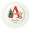 Grovjewfit Piatto In Ceramica Personalizzato Con Nome Decorazione Natalizia Piatti Decorativi Con Testo Foto Piatto Ceramica Natalizio Come Regalo Per Mamma, Nonna, Amica (A)