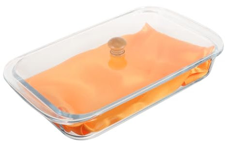 Alipis Elegante Bandeja De Vidrio Con Tapa Para Servir Bocadillos Para Exhibir Ginseng Y Bandeja Para Frutas