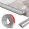 Bande de Bordure Moquette Transition Autocollante, Baguette de Finition de Profilé 3.0M PVC Gris Transition, Pour Les Sols en Moquette en Bois Dur