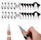 200er Pack, Nagelschablonen für Gelnägel, selbstklebend, Nagelverlängerung für Nailart