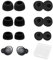 Ohrstöpsel für Galaxy Buds Pro Replacement - 6 Paar Ultra Comfort Galaxy Buds Kopfhörer Ohrstöpsel Satz, Silikon Kopfhörer Ear Buds Zubehör kompatibel mit Samsung Galaxy Buds Pro (S, M, L, Schwarz)