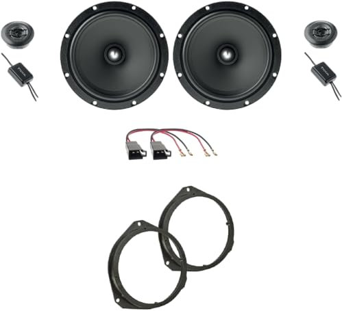 Kit 4 Casse FOCAL ASE 165 per Fiat 500X da 165mm con 2 Supporti Anteriori e 2 Connettori