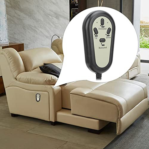 Controller per Divano Elettrico a 4 Pulsanti, Telecomando Manuale per Divani Elettrici Divano per Massaggi Altre Sedie Sollevabili (Testa dritta)