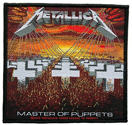 Halle15Clothes - Aufnäher für Kutte - Band Metallica - Master Of Puppets