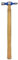 Unibos | 4oz Cross Pein Pin Hammer | 113.4g Hand Tool | Hickory Hardwood Shaft | Heavy Duty Ball Pein Hammer
