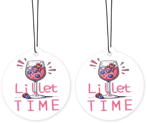 2x Duftbaum Auto Lustig Zubehör, Car Air Freshener, DuftanhäNger Auto, Lufterfrischer, Duftbaum Set Auto ZubehöR Innenraum (wildberry lillet, 2 Stück)