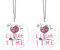 2x Duftbaum Auto Lustig Zubehör, Car Air Freshener, DuftanhäNger Auto, Lufterfrischer, Duftbaum Set Auto ZubehöR Innenraum (wildberry lillet, 2 Stück)