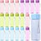 ASMIZ Lot de 20 bouteilles d'eau transparentes pour enfants, 500 ml, en plastique, avec dragonne, réutilisables, anti-fuite, pour l'école, la gym, l'extérieur, les voyages