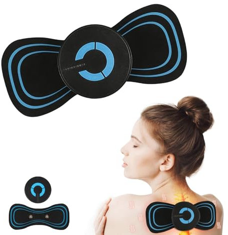 Relivex Massagegerät, Multifunktionales Massagegerät Klein, Tragbares Nackenmassagegerät, Rückenmassagegerät, USB Mini Massagegerät für Schmerzen Schulter Rücke Arm, Linderung von Muskelschmerzen (A)