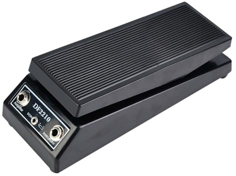 ZASCHMOY Klassischer Pedal Wah Guitar Effect Pedal DF2210 mit Optimalem Soundbereich für Bänder und DJs - Fußkontrollierte Ein/Aus -Taste