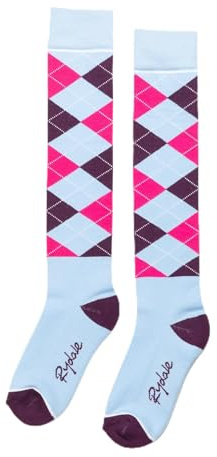 Ladies Knee High Riding Socks Cotton Blend Women's Equestrian Boot Sock Cushioned Sole Long Socks