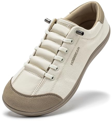 HOBIBEAR Chaussures pieds nus larges pour homme et femme - Chaussures de marche - Baskets de course à pied - Semelle zéro goutte - Légères et confortables