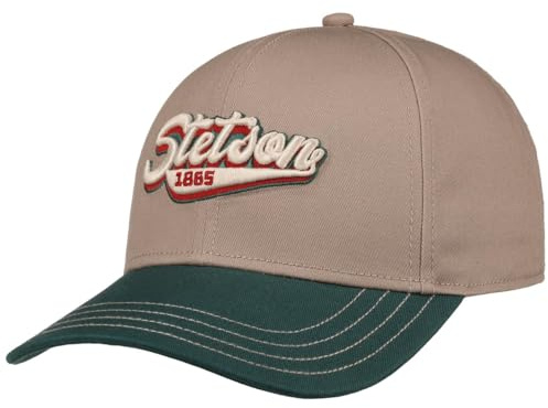 Stetson 1865 Script Baseballcap Snapback Damen und Herren Sommer Winter