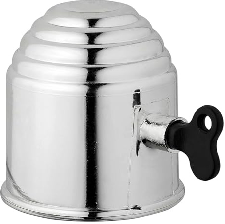 RVTechnik Abdeckkappe Anhängerkupplung Chrom mit Schloss AHK Schutzkappe Ø59mm Abdeckung für Kugelkopf 50mm Diebstahlschutz + Schlüssel universal Wohnwagen Anhänger PKW