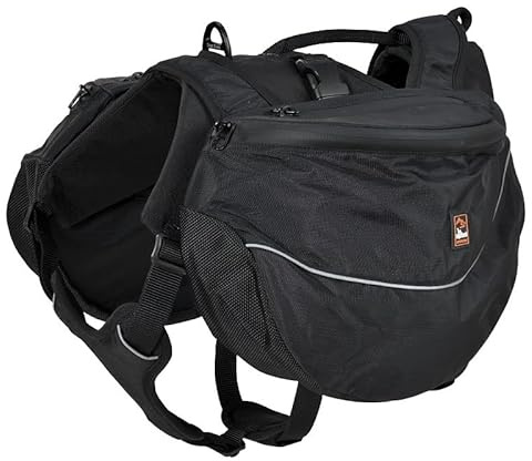 Dogs Creek Geschirr + Rucksack Travel schwarz L