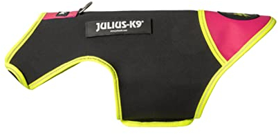 JULIUS K-9 IDC Neoprene Hundekleidung, Size: S, Schwarz und Rosa