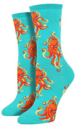Socksmith - Socktopus- bunte Socken - Damen - Gr. 39-42 (Teal)