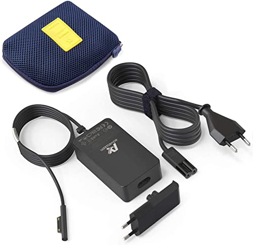 Surface Ladekabel 65W Ladekabel 15V 4A Ladegerät Netzteil für Microsoft Surface Pro 11/X/10/9/8/7/7+/6/5/4/3,Surface Go 4/3/2,Surface Laptop 7/6/5/4/3, Surface Book 3/2/1, mit USB-Port