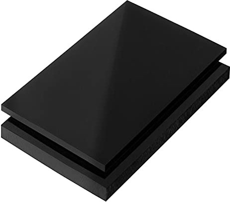 PE-HD Platte Zuschnitte | SCHWARZ | 2-15mm | VERSCHIEDENE FORMATE | Top Qualität (49 x 49cm, 10mm)