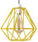 DC VOLTAGE Diamond Shape Pendant Ceiling Light Lamp & Modern Table Lamp Diamond Metal Wire Basket Cage Desk Lamp with Contemporary Linen Lampshade Bedside Table Lamp for Home Office Bar