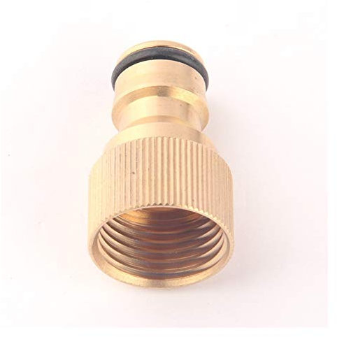 Pangyoo PYouo-Joint de Tuyau en Laiton 1pc M22 M18 mâle Filetage Femelle tuyaux Souples raccords Rapides Adaptateur connecteur Tube Buse de pulvérisation Matériau épais (Color : 22mm Female Thread)