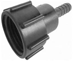 IBC Container - Adapter S60x6 (DIN 61) IG auf Schlauchtülle 3/4 Verbinder Auslaufhahn Wasserhahn Wassertank