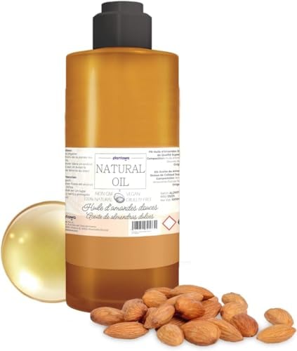 PLANTAWA Aceite de Almendras 1L | 100% Puro y Natural | Hidratante Corporal | Apto para Masajes, Bebés y Estrías | Sin Perfume | Textura Ligera y de Rápida Absorción