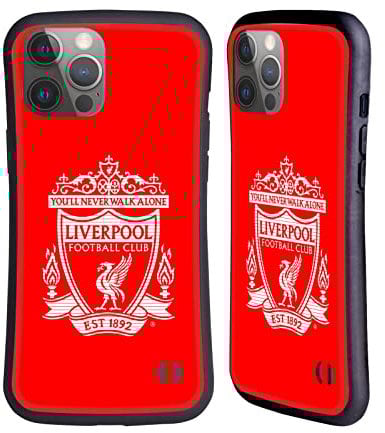 Head Case Designs Officially Licensed Liverpool Football Club Red Crest 2 Hybrid Case Compatible With Apple iPhone 14 Pro Max