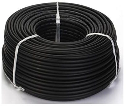 TRANGO 500 Meter Solarkabel ST-111-500MB in Schwarz 6mm² Solarpanel-Verlängerungskabel, Spannung 1500V IP68 Wasserdicht Solarmodul Verlängerungskabel Solarleitung