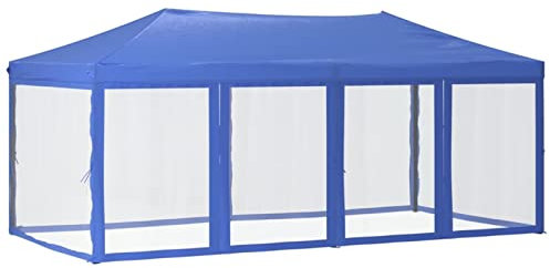 Partyzelt faltbar mit Seitenwänden UV- und wasserabweisend für Outdoor Veranstaltungen Familienfeiern Grillabende Picknicks Camping Geburtstagsfeiern