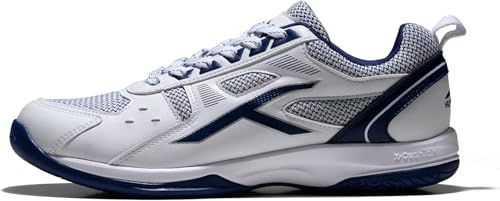 HUNDRED Raze Non-Marking Professional Badminton Schuhe für Männer | Material Ober: Polyester, Sohle: Gummi | Geeignet für Hallentennis/Squash/Tischtennis/Basketball & Padel