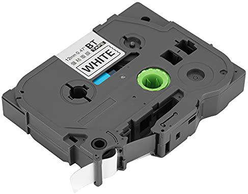 KIMISS Kompatibel für TZe231, On White Laminated Label Maus Mac mit PTouch Black Tape 12 Mm