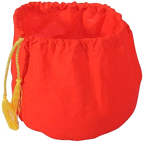 TOPBATHY Wine Jar Sealed Bag Pickle Jar Lid Cloth Wine Brewing Jar Cover Wine Bottle Corks Mason Jar Cloth Cover Sealing Lid Fermanting Kit Jam Wine Covers Bowl Cover Mini Red