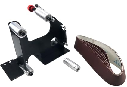 Yooghuge Elektrischer Bandschleifer Luftbandschleifer Aufsatzschleifer Schleifbandadapter Winkelschleifer Modifizierte Sandbandmaschine Stabiler und verschleißfester Rahmen