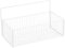 Gzsekken Wall Storage Basket Black Metal Wire Storage Baskets No Drill installation Bathroom Basket Small Pantry Baskets for Cabinets, Pantry, Closets,Bathroom, Kitchen,Bedroom/1Pack White-Small