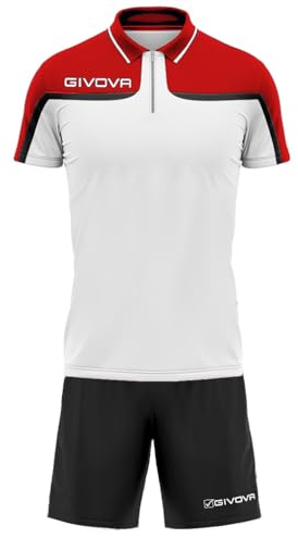 Givova Unisex Kit Fast Komplettes Set, rot, XXL