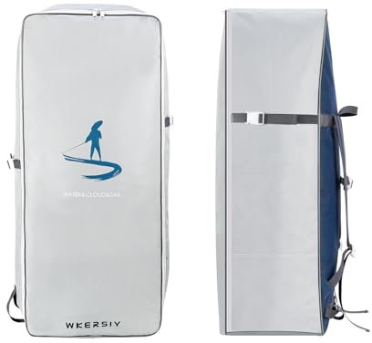 doorslay 105L Paddle Board Rucksack, wasserdichter Reiserucksack für aufblasbares Paddleboard SUP Stand Up Board Tragetasche Schulterrucksack, Tragbare Oxford Tuch SUP Surfbrett Tasche