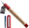 Lamy ABC Füllfederhalter mit Gravur, Rot/Blau, Feder A, für Rechts- und Linkshänder inklusive Tintenpatrone, hochwertige Personalisierung - Geschenk, Made in Germany, fountain pen