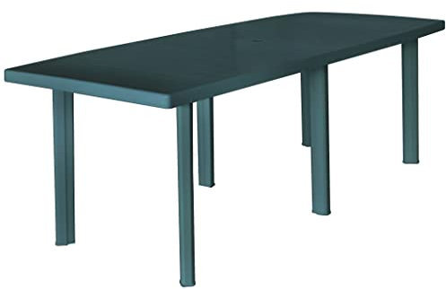 Gartentische-Gartentisch grün 210x96x72cm Kunststoff