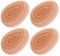 Haarbürste Eierform Haarbürste Entspannung Pinsel 4pcs Weizen Stroh Haarbürste Eierform Entspannung Pinsel Tragbares Styling Kamm Haarbürste für Alle Haartypen
