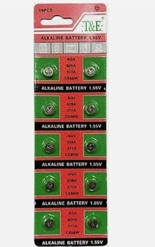 AG4 377 AKA SR626SW, SR626, SR626W, AG4 Button cell batteries by Sale2Save (10pcs)