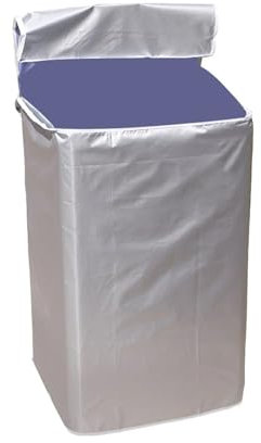 Housse Pour Lave-Linge Housse de protection solaire universelle for Machine à laver, 2 pièces, 55x53x86cm, Type rouleau, ouverture vers le haut, tissu pare-soleil universel Pour Un Usage Domestique