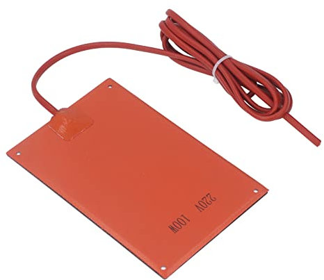 Papier de Chauffage à Huile, 220V 100W Plaque de Chauffage de Déshumidification, Chauffage en Moteur en Caoutchouc en Silicone en Alliage en Aluminium pour Boîte D'Armoire,