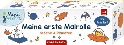 Meine erste Malrolle: Sterne & Planeten (Mini-Künstler)
