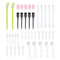 WYAN 37 Stück Reinigungsbürsten-Set, Flaschenbürste-Reinigungsset, Tastatur Reinigungsset, für Tastatur Laptop Leiterplatte Motherboards PC Reinigungsbürste Set (5 Tropfeinsätze)
