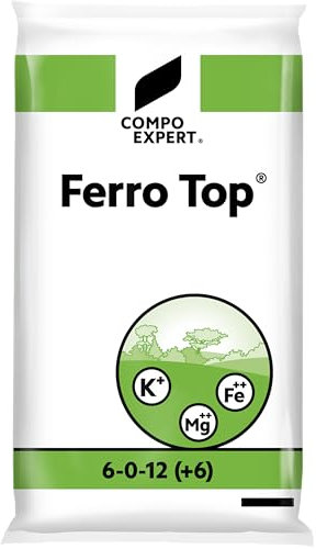 Compo Expert Ferro Top Premiumdünger 5 kg Eisendünger für schnelle Begrünung dank verbesserter Chlorophyllbildung mit Moosverdrängung